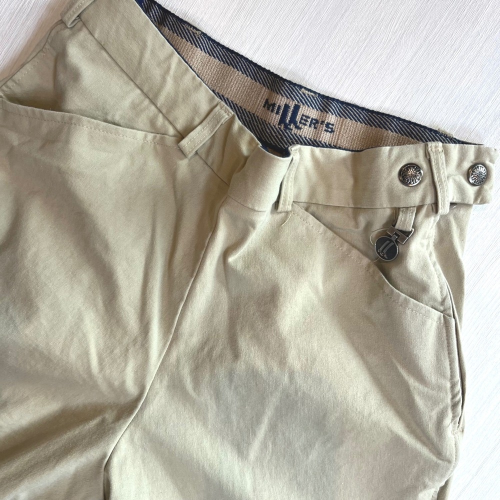 Miller's Women Equestrian Riding Breeches Tan Horseback Riding 28 Knee Patch USA